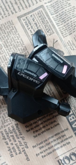 Deore XT Shimano манетки 3/9