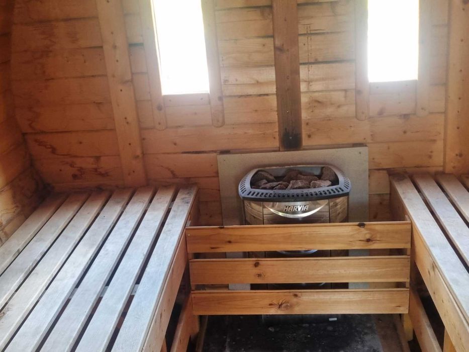 sauna beczka 4m/używana/okazja.