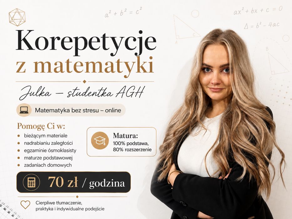 Korepetycje z matematyki | Szkoła podstawowa i średnia