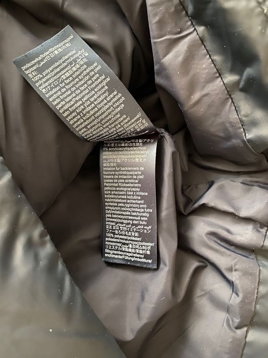 Granatowa puchowa kurtka z kapturem Tommy Hilfiger XS