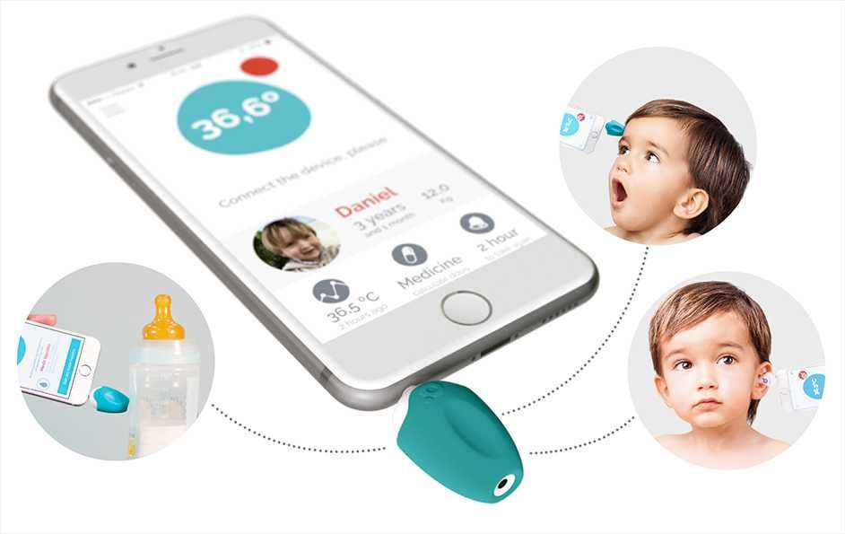 Termómetro Infravermelhos OBLUMI para Smartphone - NOVO