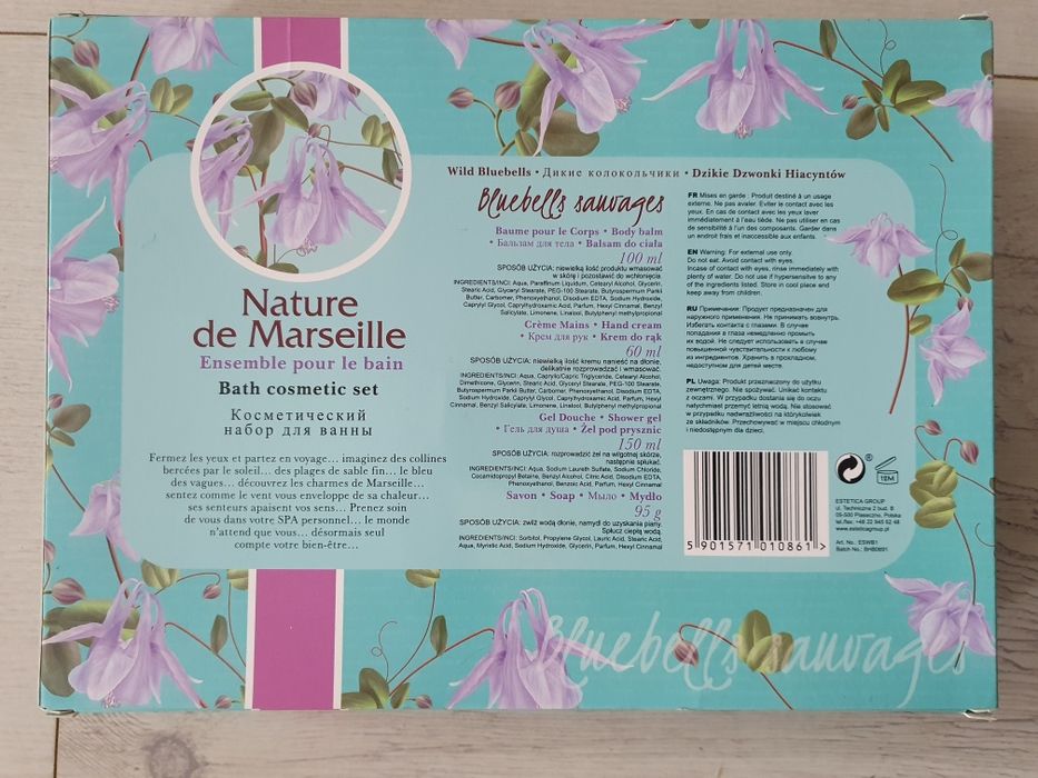 Zestaw upominkowy Nature De Marseille Bluebells Sauvage