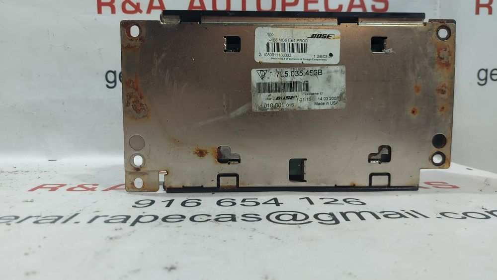 Amplificador Bose Para Porsche Cayenne 2002 a 2010 7L5035456B