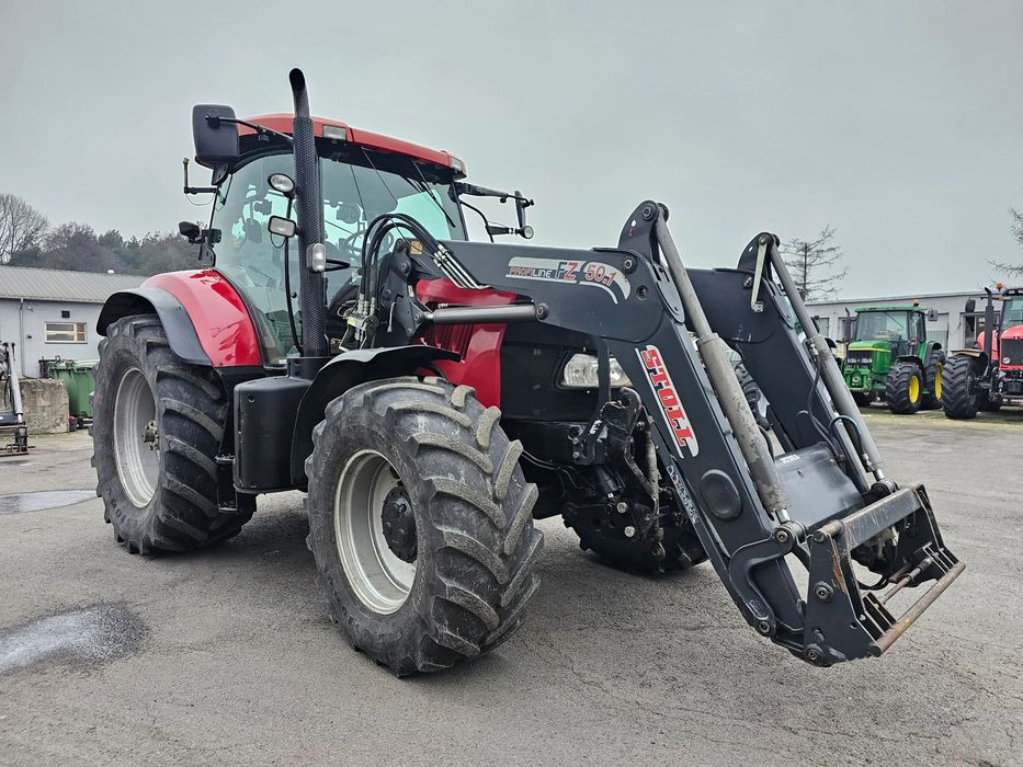 Case IH PUMA 145 CVX  z Niemiec, stan idealny ładowcz Stoll, TUZ, pneumatyka