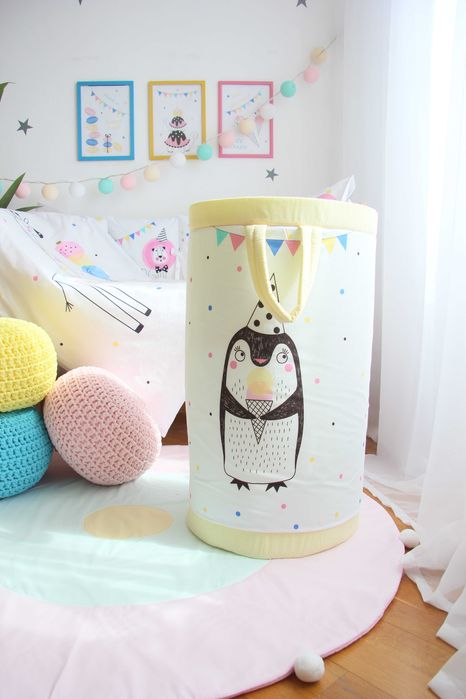 Кошик для іграшок з авторським принтом