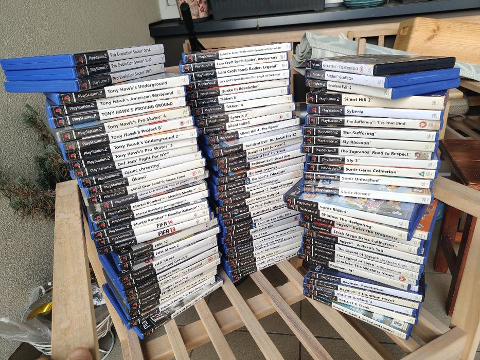 Kolekcja gier na konsolę PlayStation 2 PS2 Gra