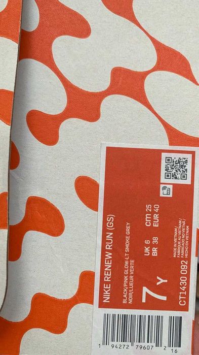 Дитячі Nike Renew Run (gs) 40 EU 25 см