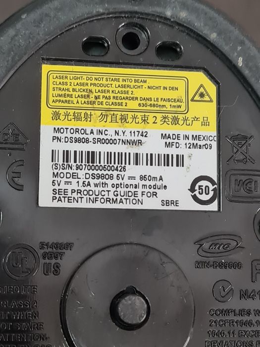 Leitor de codigo de barras Motorola64172194160515123