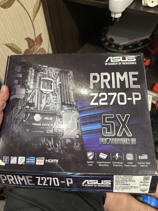 Материнская плата Z270-P +g3990, 8OZU