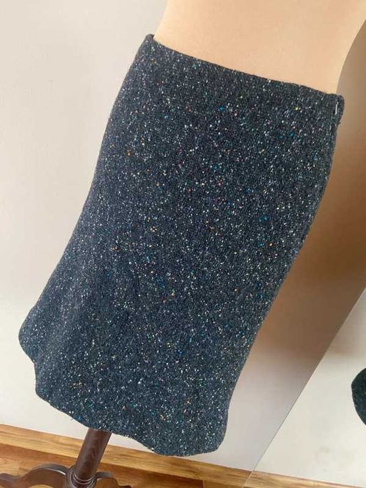 36 38 bitte kair rand wool welna basic midi spodnica trapez capsule