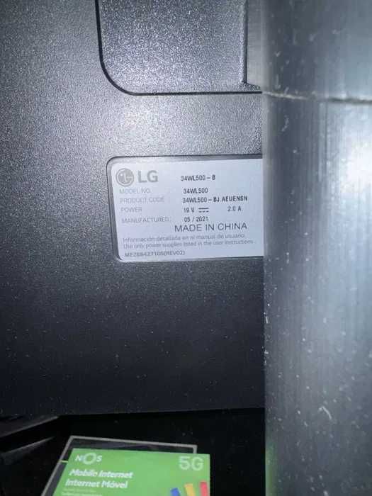 Monitor LG 34WL500-B (34'' - UWHD - LED IPS