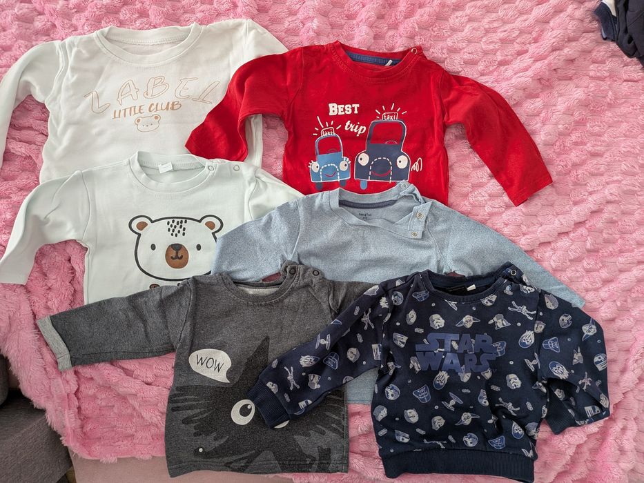 Bluzki bluzy niemowlęce 74/80
