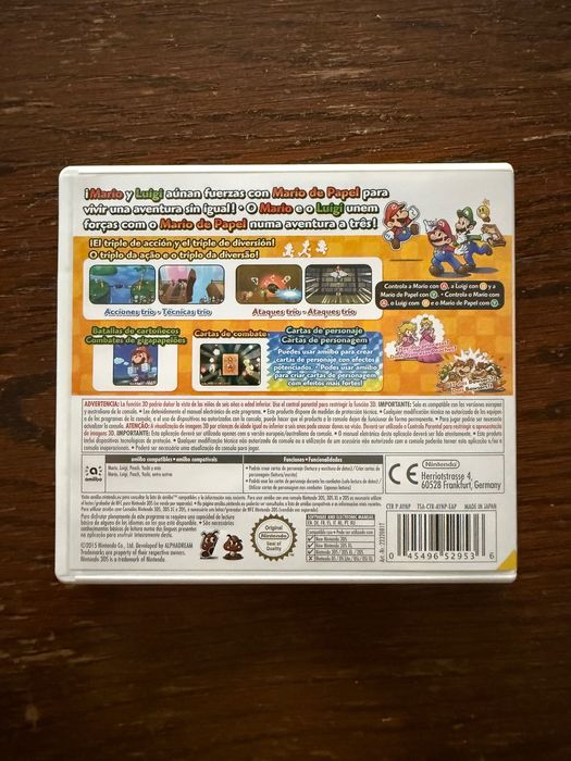 Jogo Nintendo 3DS - Mario & Luigi Paper Jam Bros