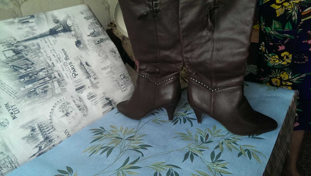 Кожаные сапожки  PADUS 40р. made in ITALY в отличном состоянии