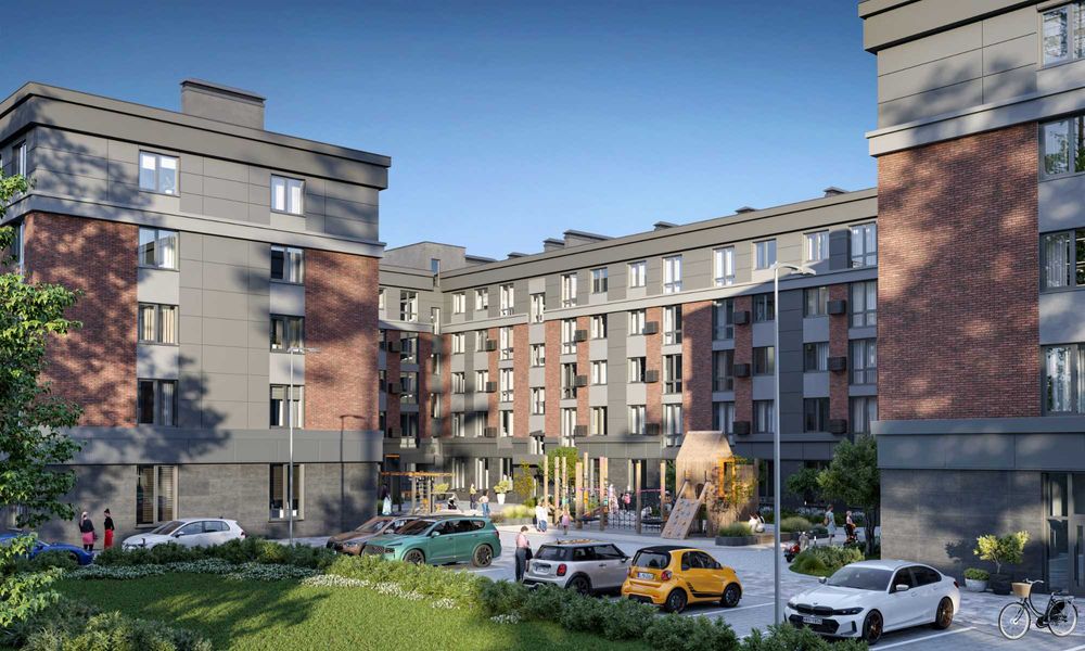 Повноцінна 1к в зданому клубному ЖК. Центр! Цегла. Газ. Єоселя