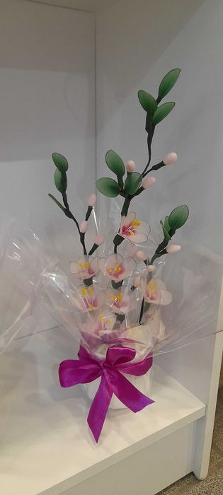 Flores artificiais nylon