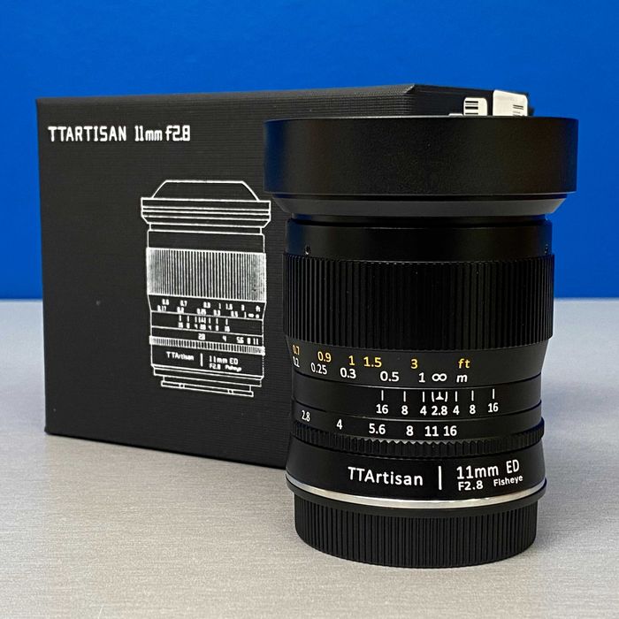 TTArtisan 11mm f/2.8 Fisheye ED | L-Mount | NOVA | 3 ANOS DE GARANTIA