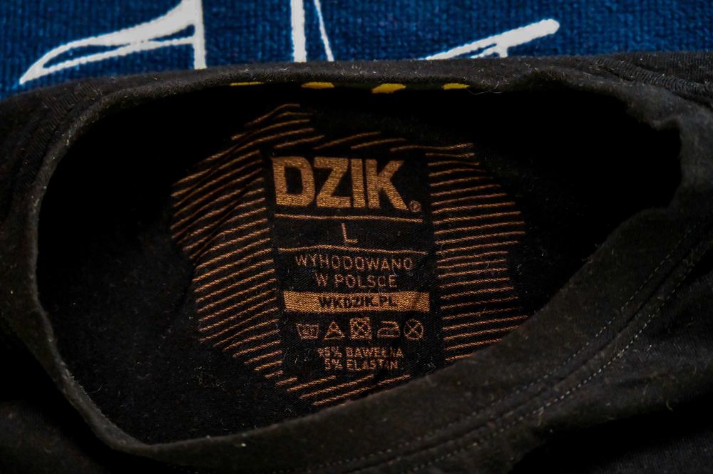 Koszulka czarna sportowa LAKOKSE WK Dzik