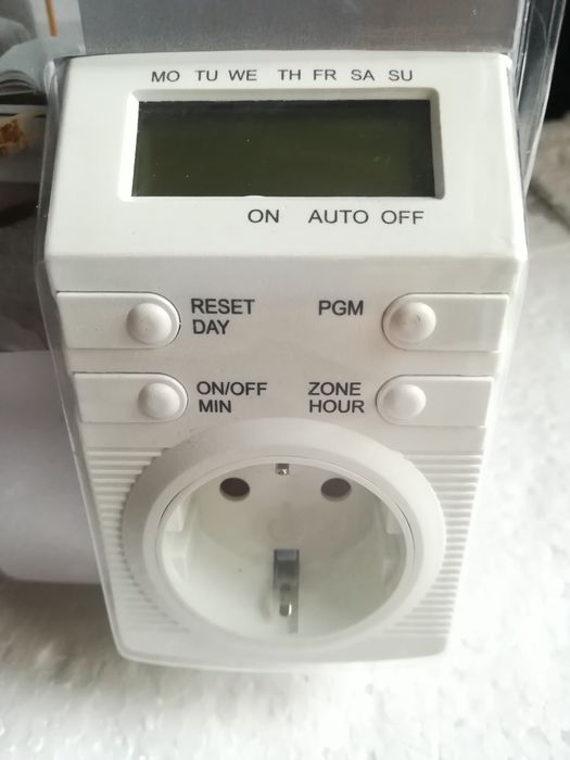 Temporizador Digital Semanal (Novo/Selado)