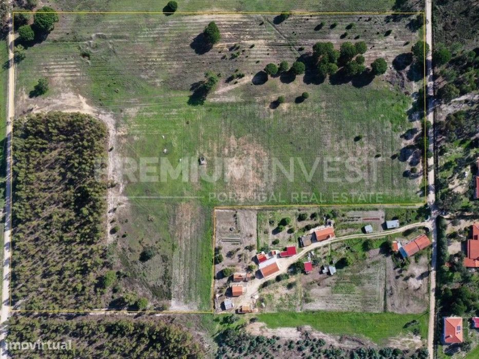 Lote de terreno para construção com 5 hectares a 30 minutos de Lisboa