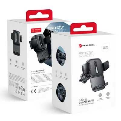 Uchwyt na telefon  uniwersalny Forcell F-Grip Guardian AV do kratki