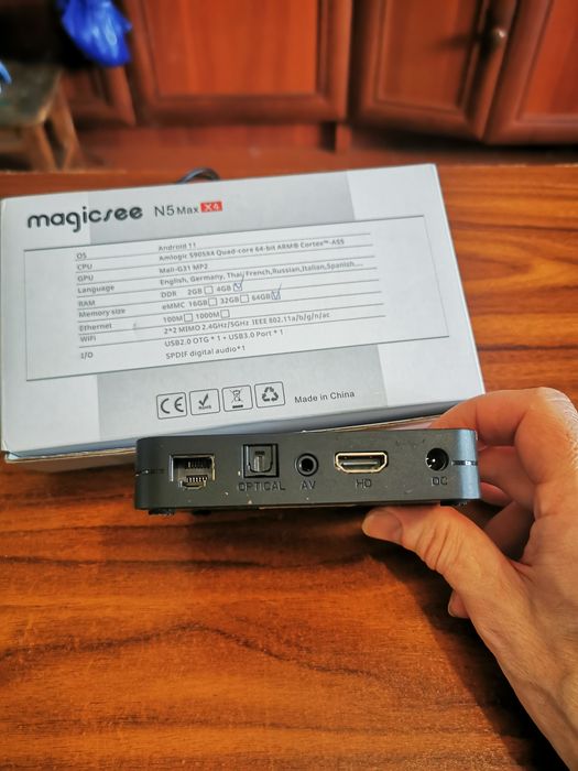 Прадам андроид тиви приставку Magicsee N5 Max  X4