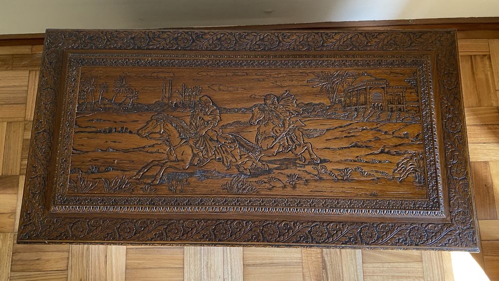 Baú de madeira como novo