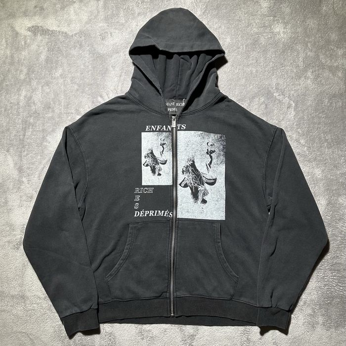 Зип худи ERD Enfants Riches Deprimes чорна M L XL