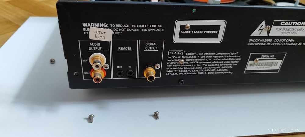 Harman Kardon HD755 po modyfikacja h Neel Audio, uszkodzony