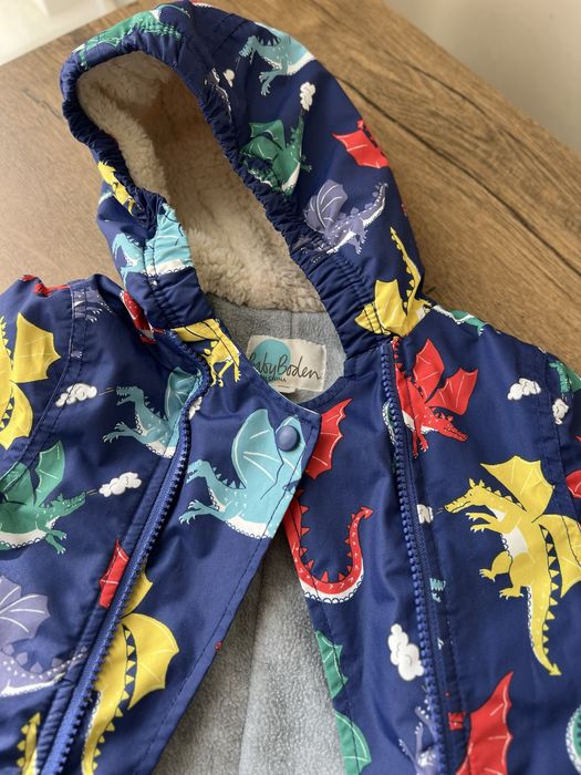 Набір дитячий комбінезон на флісі 9-12 м 74-80 р + шапка і шарф