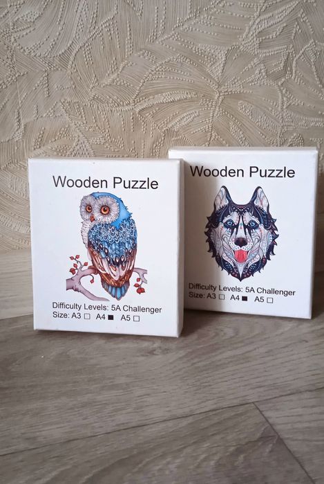 Продам дуже цікаві  дерев'яні пазли