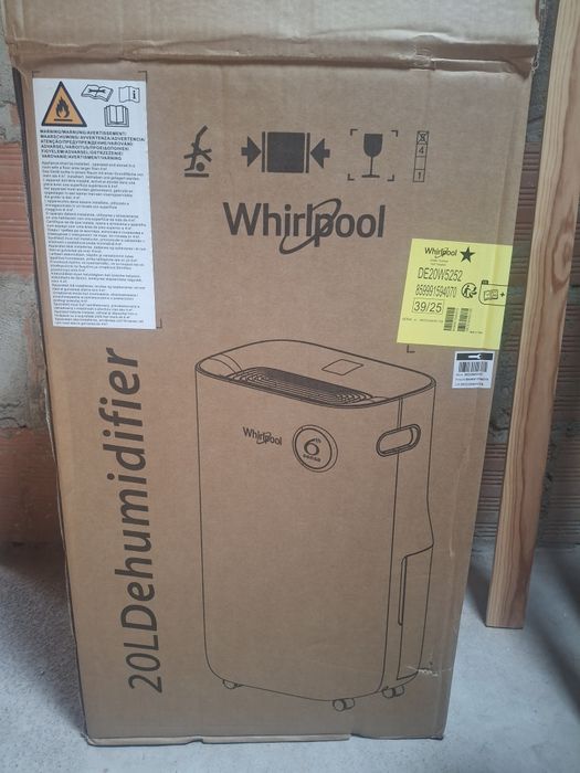 Desumidificador WHIRLPOOL DE20W5252 (6.5 L - 20 L/dia)