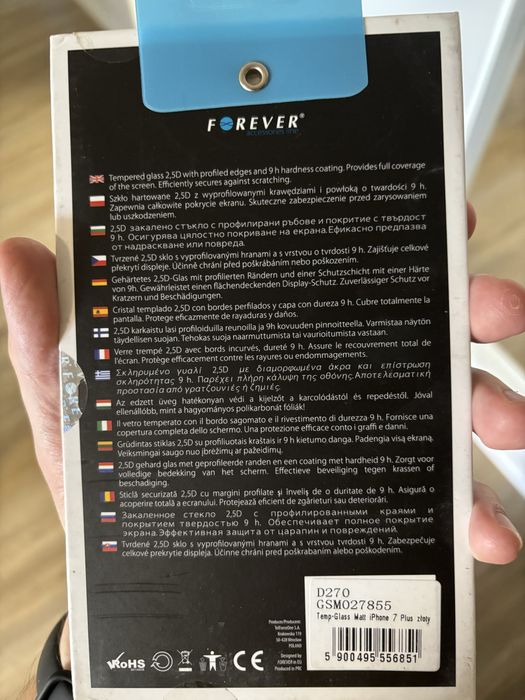 Szkła hartowane szkło iPhone 6 7 plus zestaw okazja
