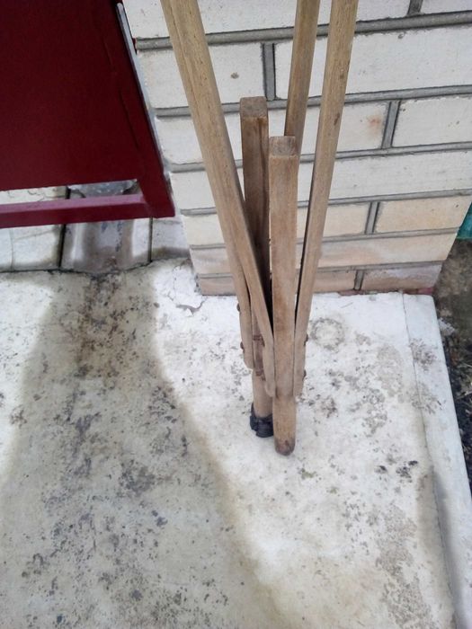 Костыли деревянные взрослые б\у