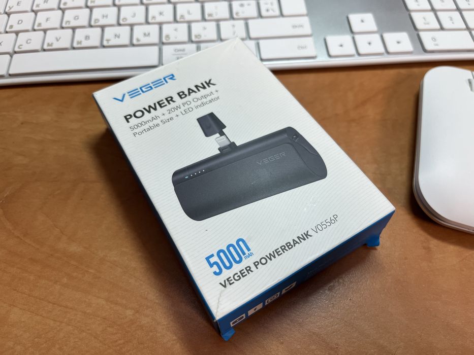 Портативний Павербанк VEGER 5000 mAh powerbank