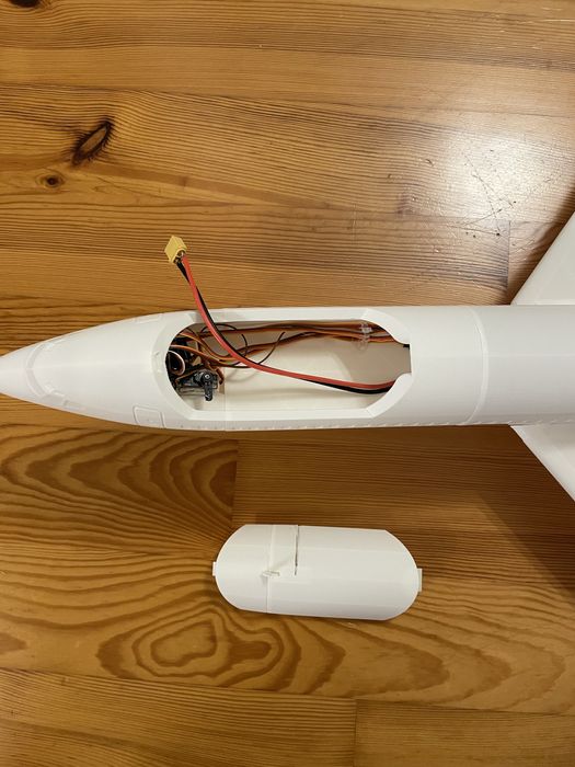 samolot rc boeing 727 odrzutowiec 50mm druk 3d