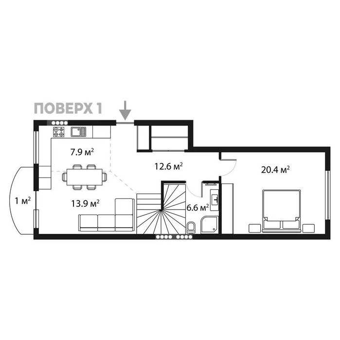 Багатокімнатна квартира за адресою Петефі Шандора пл. (площа 125,9 м²) - Atlanta.ua - фото 13