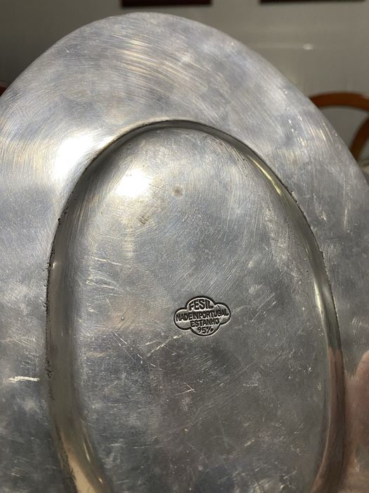 Molheira com prato em estanho 95 % – FESIL – Made in Portugal – NOVA