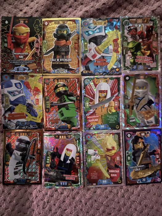 Karty kolekcjonerskie Lego Ninjago 40 sztuk