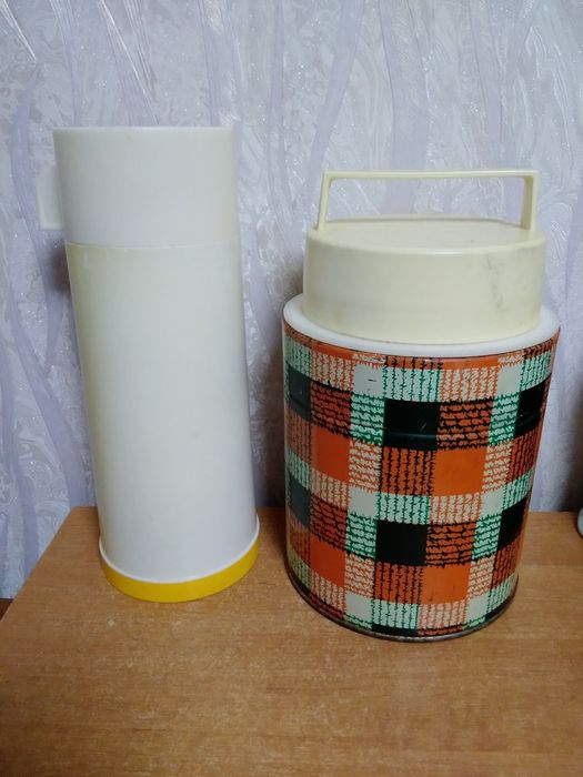 Термос походный 1-2л.для еды ссср.