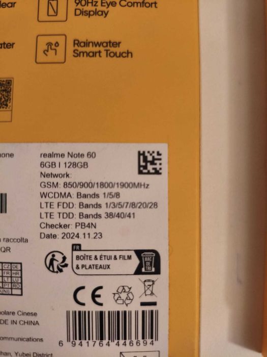 Telefon Realme Note 60 6/128 Stan Bardzo Dobry