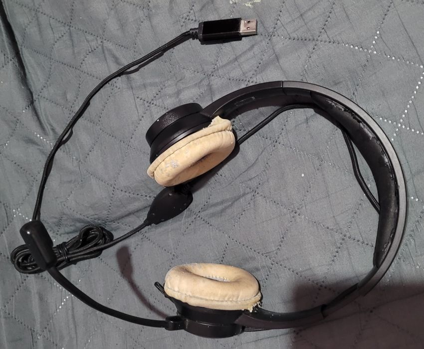 Auricular com fio headset