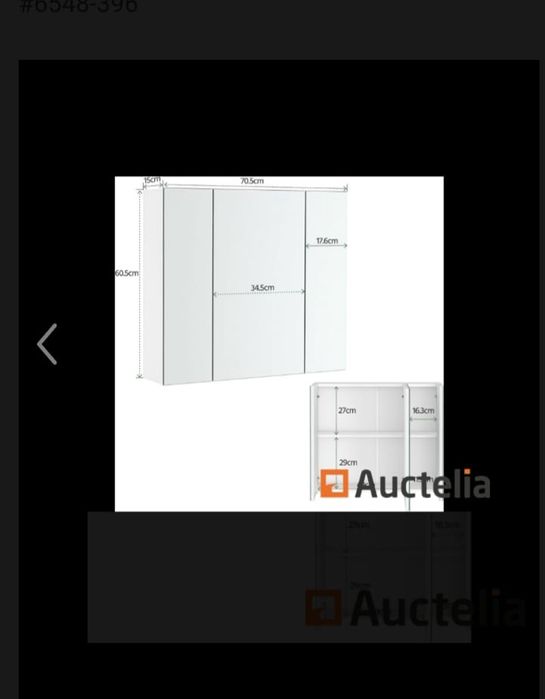 Szafka łazienkowa z lustrem