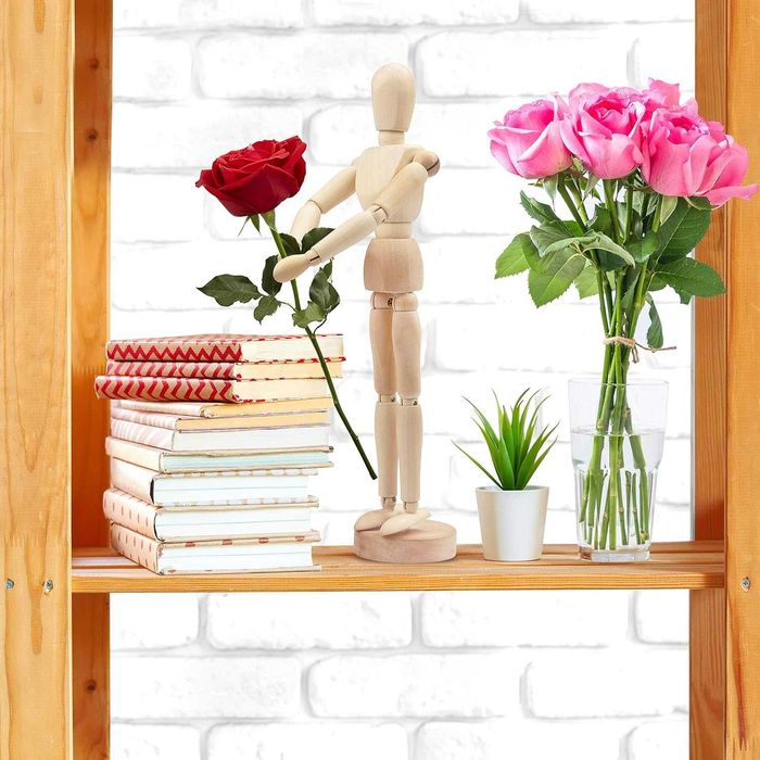 Nowy drewniany manekin / model / figurka / lalka / KURTZY / !2665!