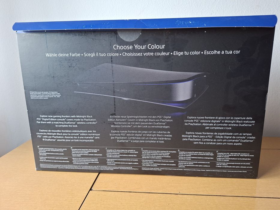 Covers PS5 Slim Digital Midnight Black