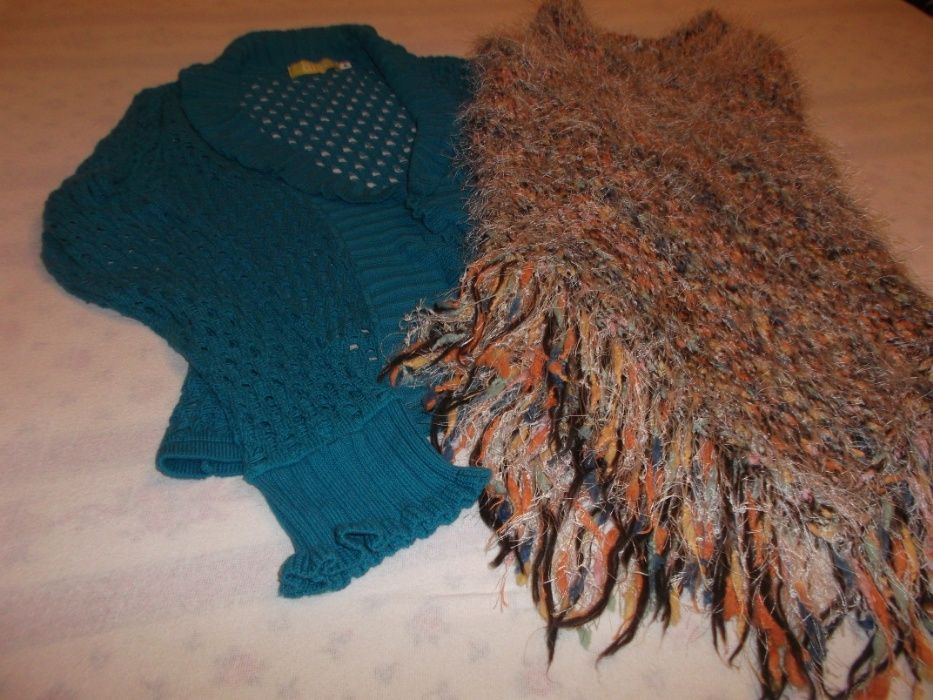 Casaco e parka-xaile com manga, M