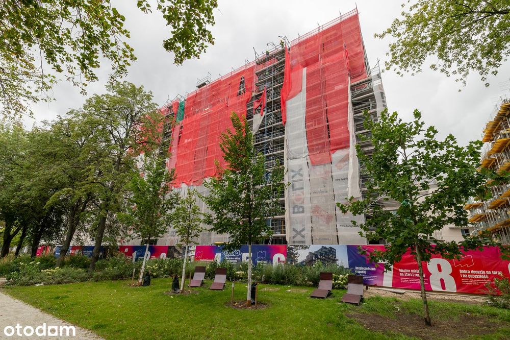 Modern Mokotów | 2 pokoje | zachód | widok na park