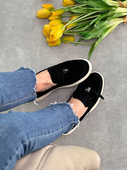 Лофери натуральна замша