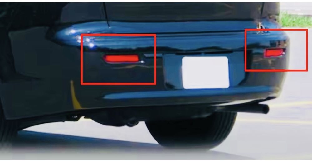 Отражатель катафот Mitsubishi Lancer Evolution OutlanderОсвітленяМото