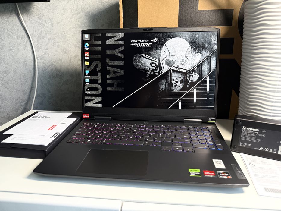 Lenovo/RTX/Ryzen 5-6600H/DDR5-4800МГц./165Hz.